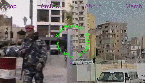 Basta Beirut — website preview